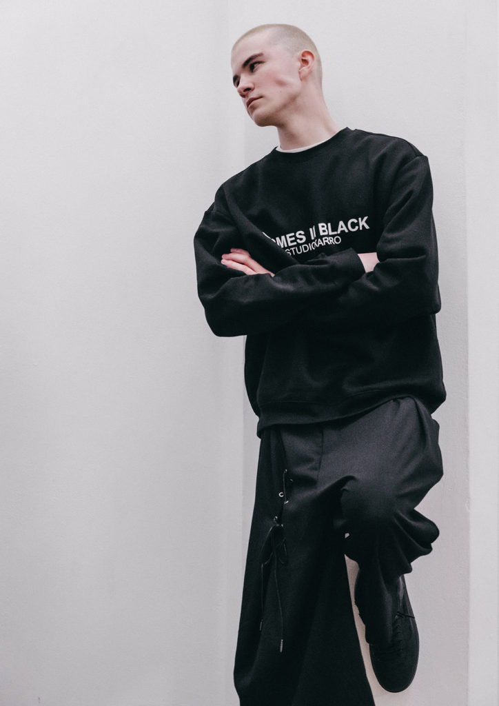 karrp menswear comes in black studio